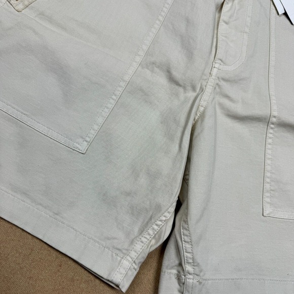 J. Crew High Waist Shorts in Cream with Gold Zippers - Picture 13 of 13